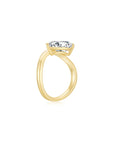 Cloud Solitaire Ring YG (Side) - Eclat by Oui