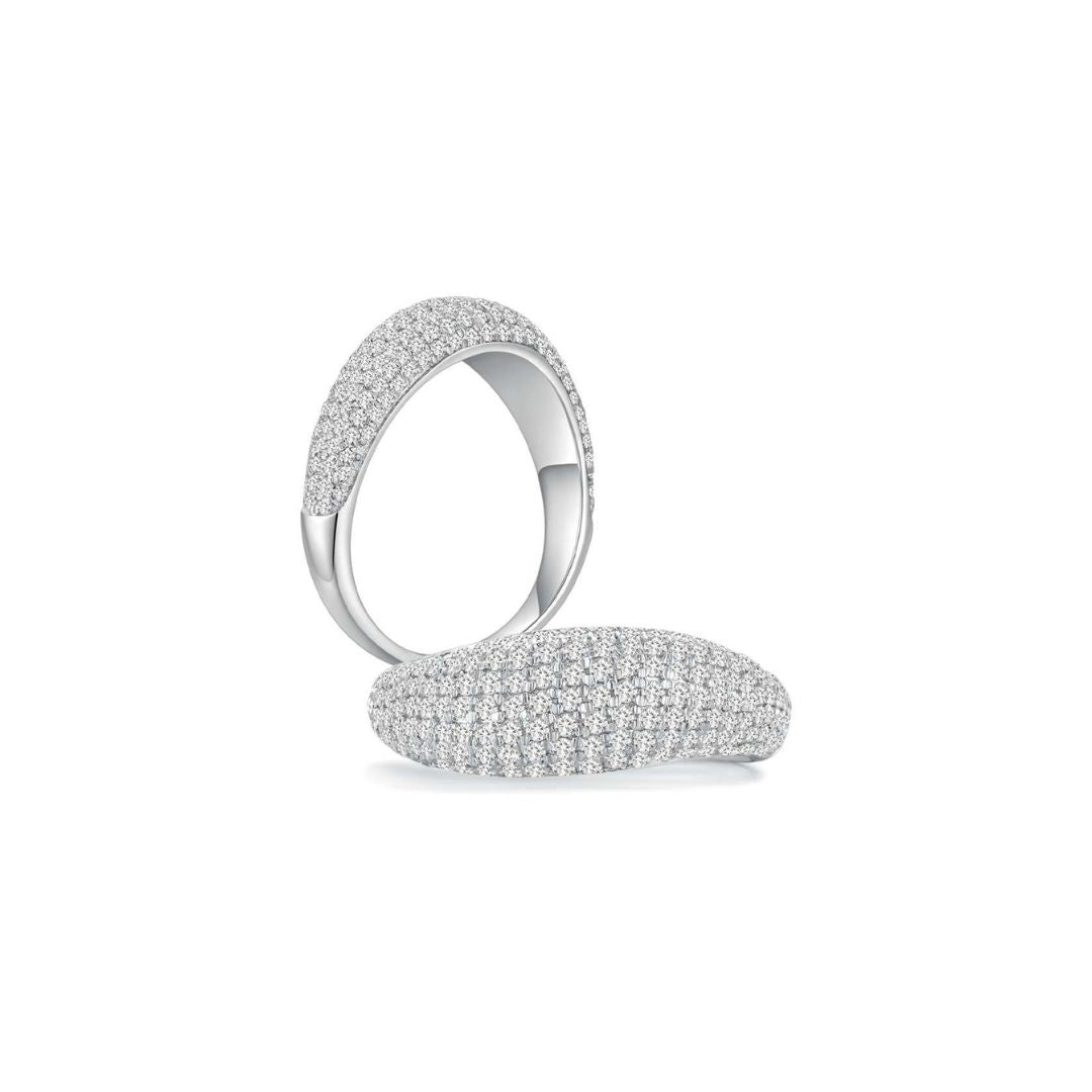 Cloud Puffy Wavy Pave Band (Both) - Eclat by Oui
