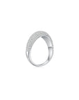 Cloud Puffy Wavy Pave Band (Side) - Eclat by Oui