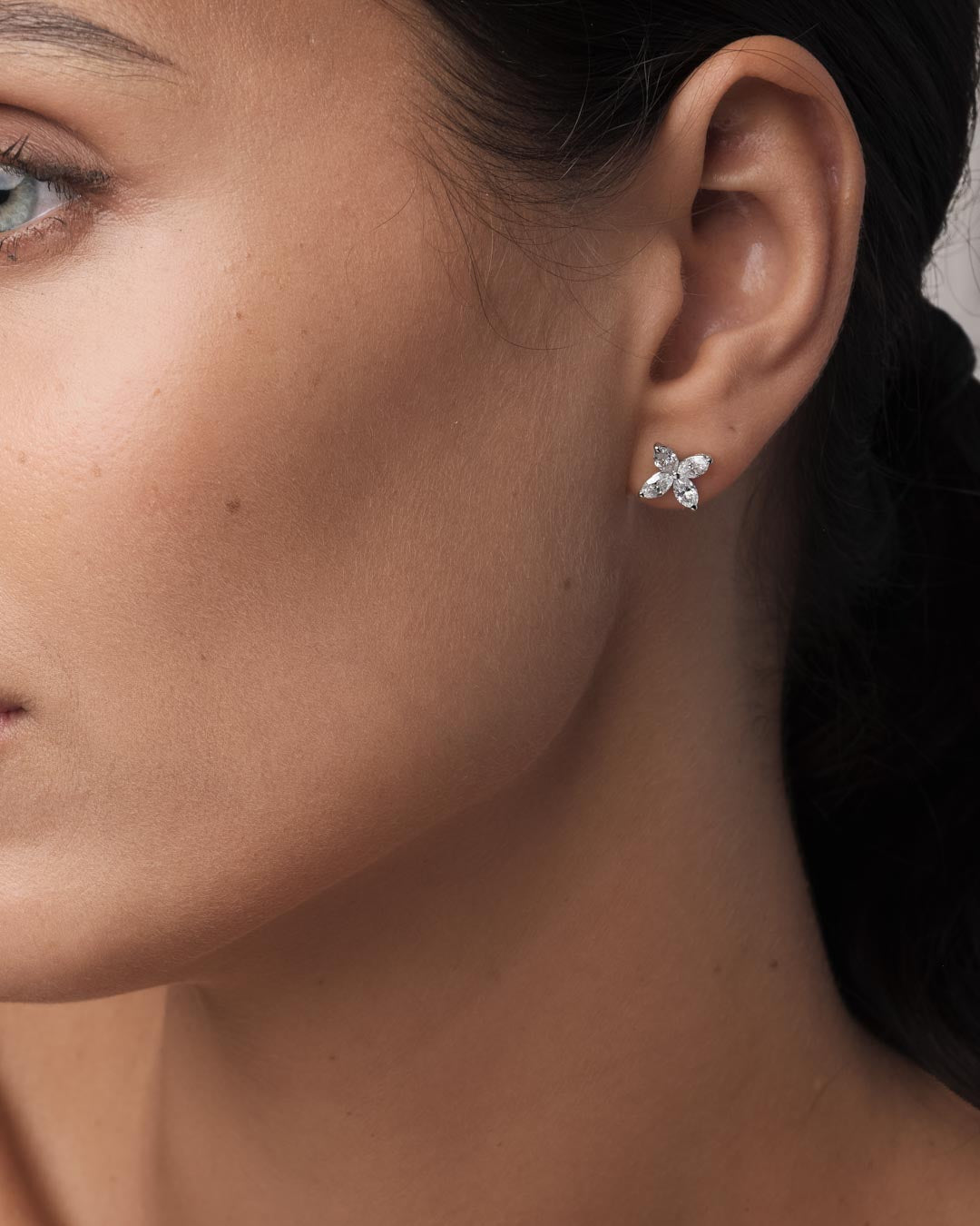 Cluster Marquise Ear Studs (Model) - Éclat by Oui