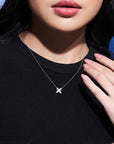 Cluster Marquise Necklace (Model) - Eclat by Oui