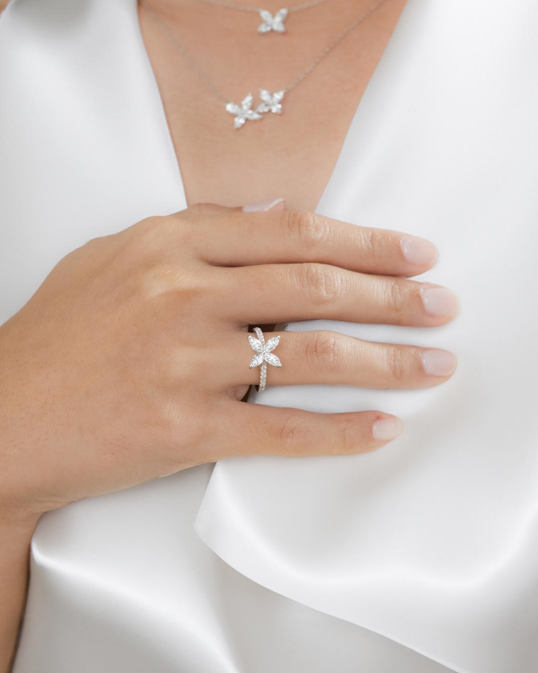 Cluster Marquise Ring (Model 2) - Éclat by Oui