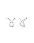 Crossroads Earrings (White Gold) - Eclat by Oui