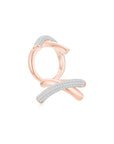 Crossroads Pave Ring RG (Both) - Eclat by Oui