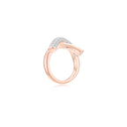 Crossroads Pave Ring RG (Side) - Eclat by Oui
