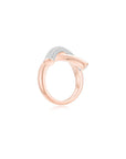 Crossroads Pave Ring RG (Side) - Eclat by Oui