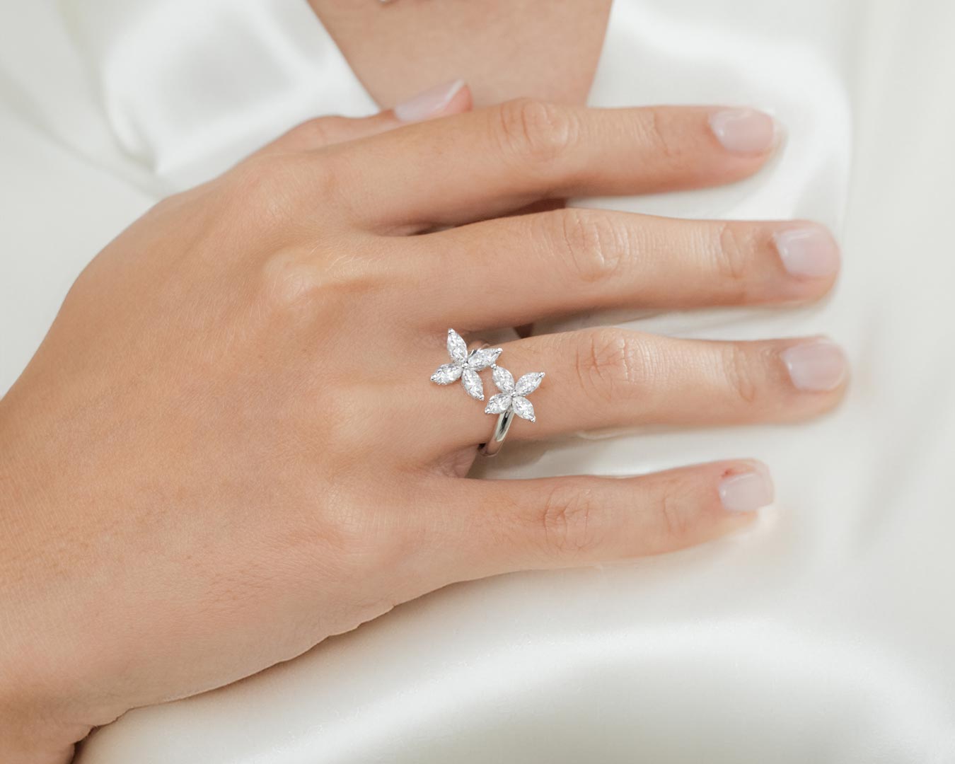 Double Cluster Marquise Collection - Éclat by Oui