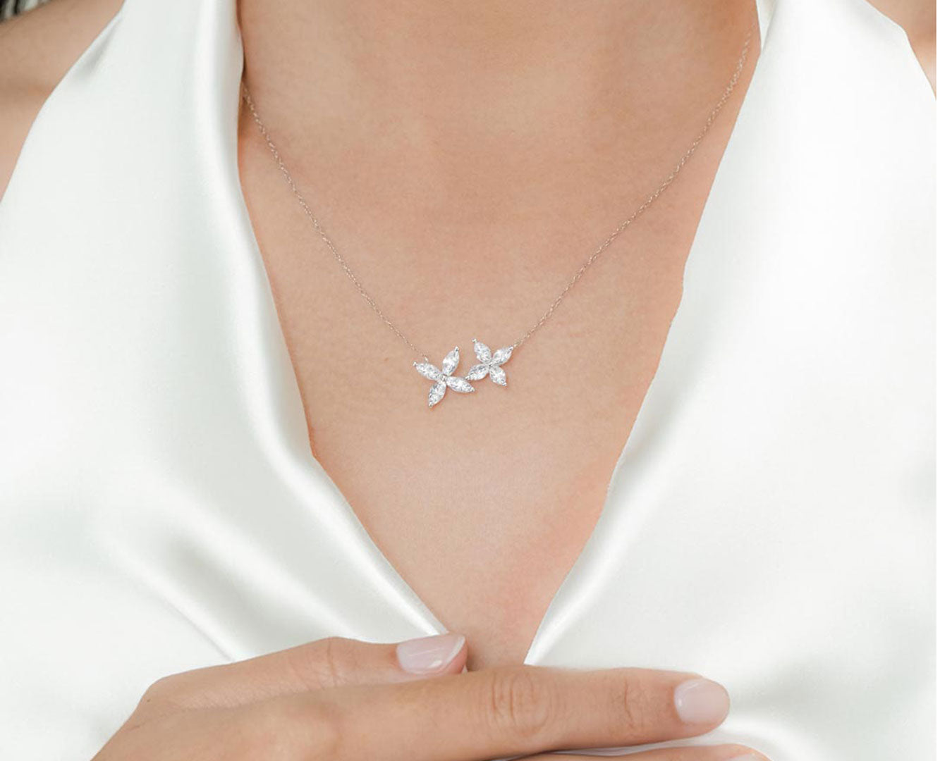 Double Cluster Marquise Collection - Éclat by Oui