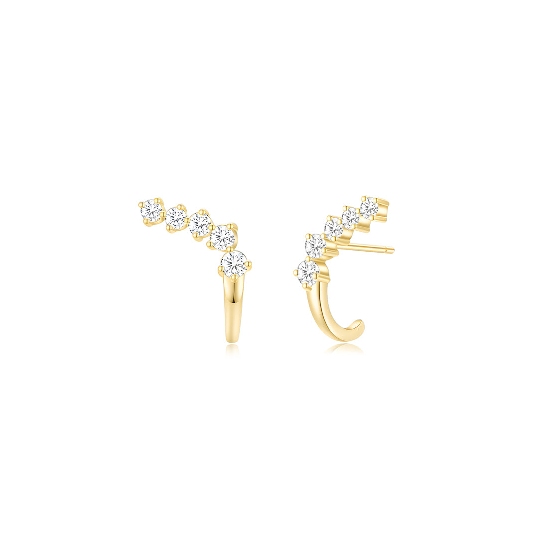 Daria Ear Climbers YG - Éclat by Oui