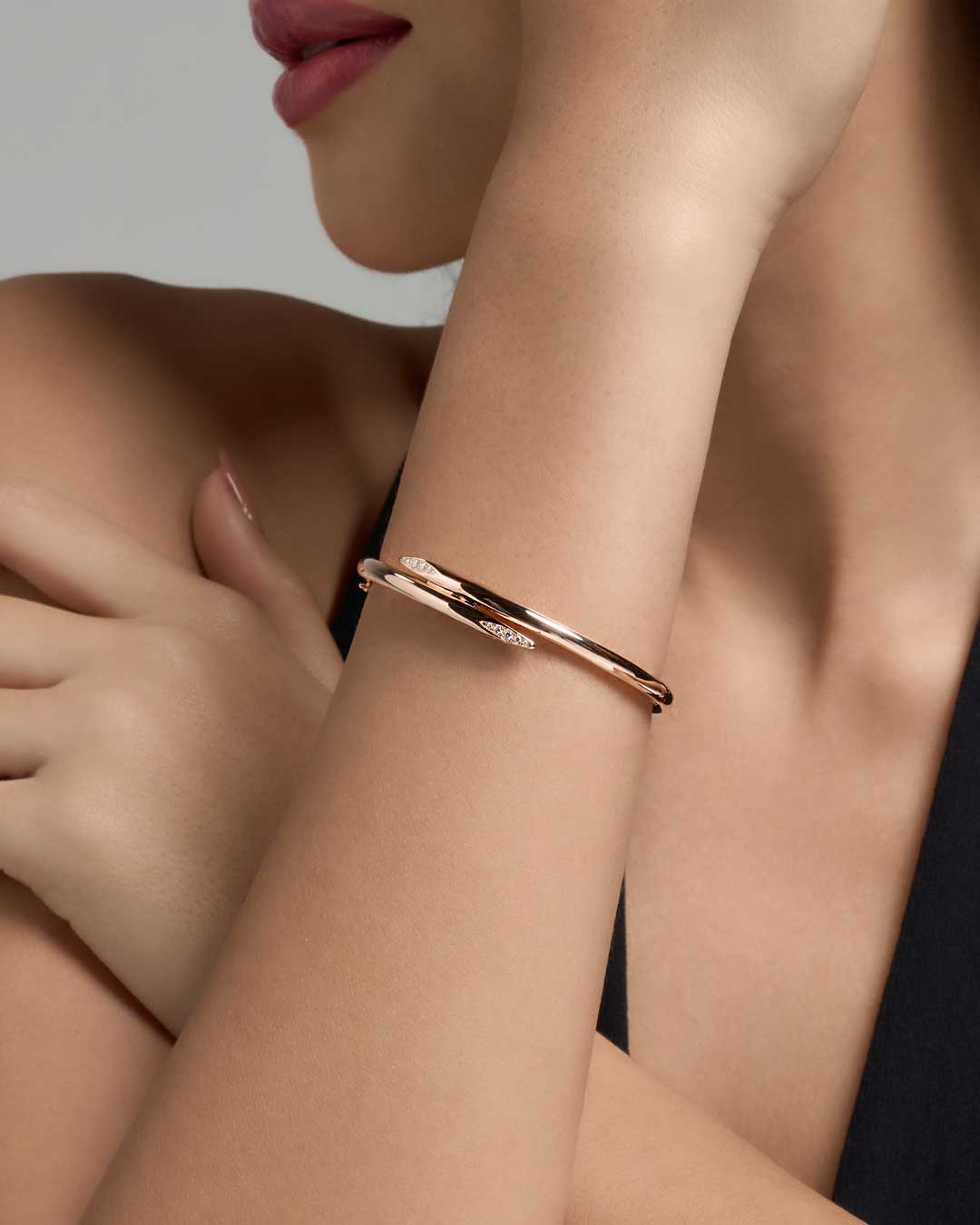 Double-Edged Bangle RG (Model) - Eclat by Oui