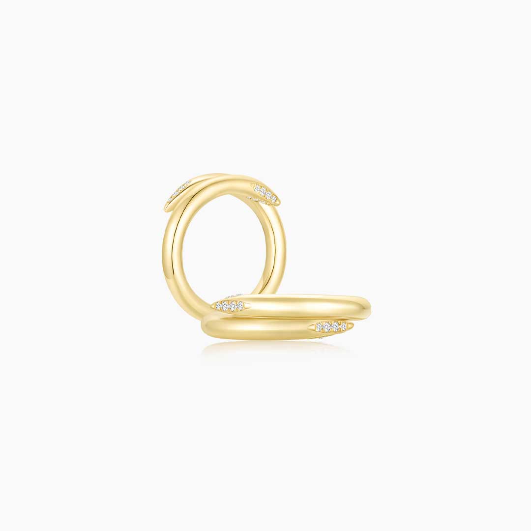 Double-Edged Ring YG (Both) - Eclat by Oui