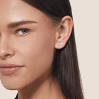 Double Marquise Step Ear Studs Mini (Model) - Eclat by Oui