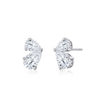 Double Pear Ear Studs WG - Éclat by Oui