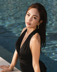 Dripping Gold Earrings (lifestyle) - Eclat by Oui