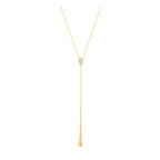 Dripping Gold Y Necklace YG - Eclat by Oui