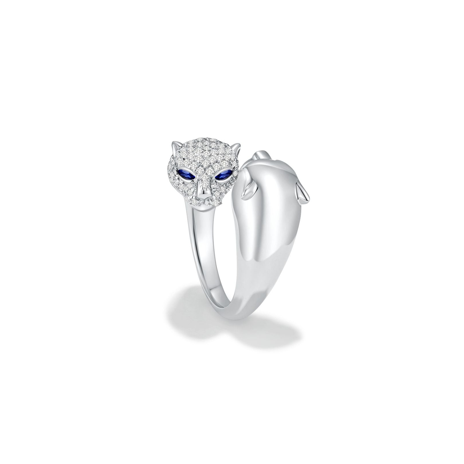 Duo Leopard Ring WG (Front) - Éclat by Oui