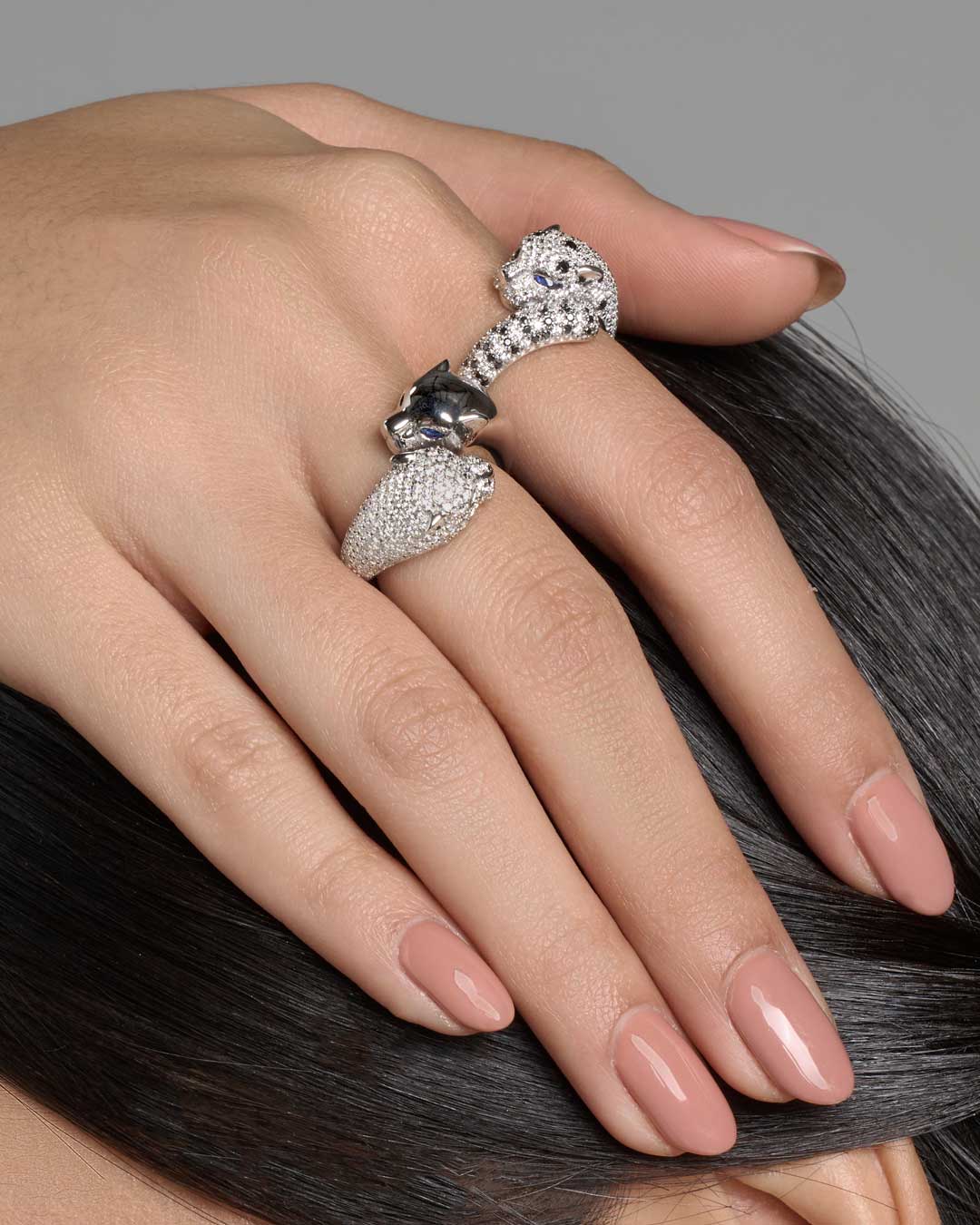 Duo Leopard Ring WG (Model) - Éclat by Oui