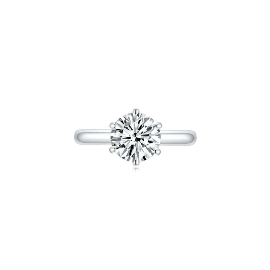 Éclat Classic Solitaire Ring (Front) - Eclat by Oui