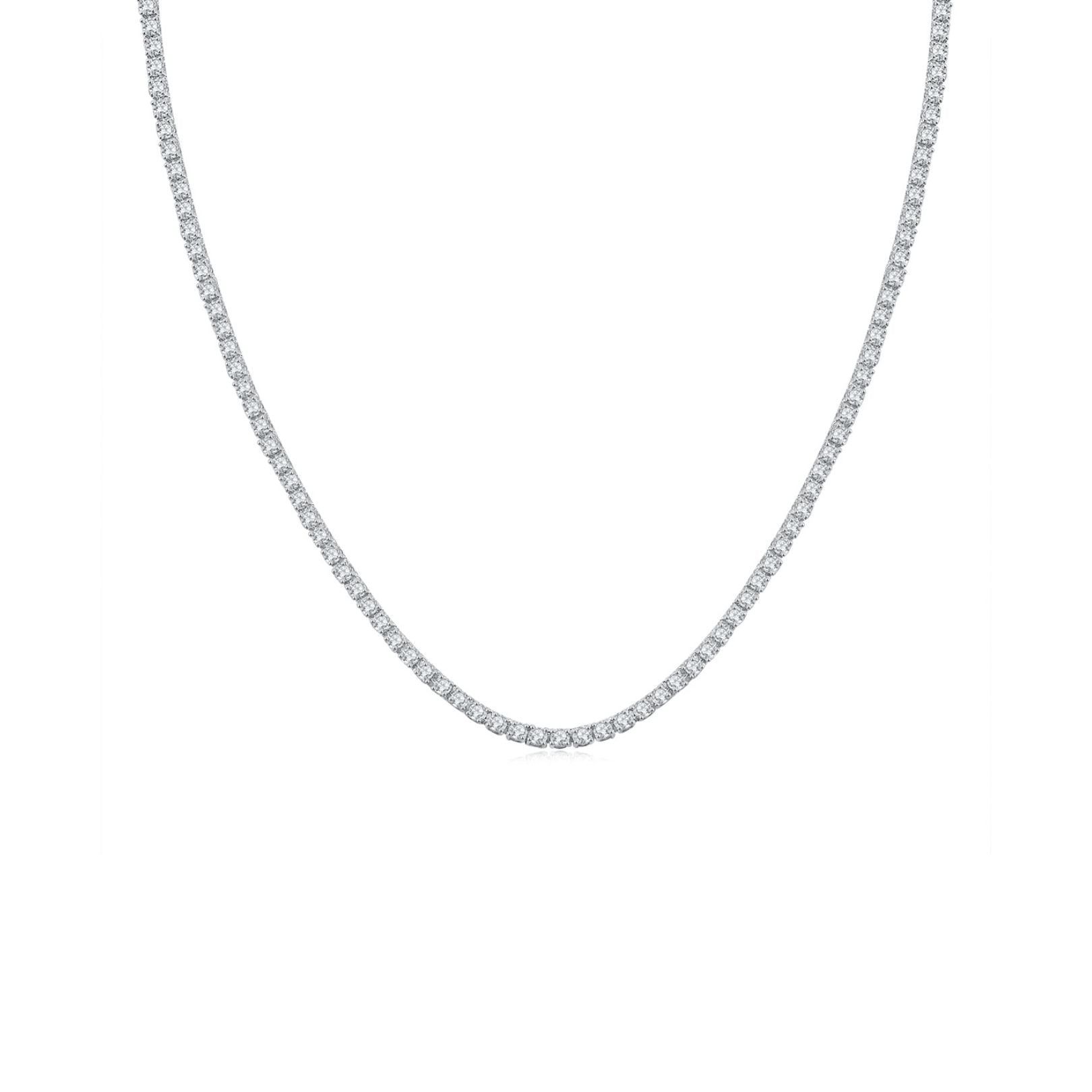 Eclat Classic Tennis Necklace (Model) - Eclat by Oui