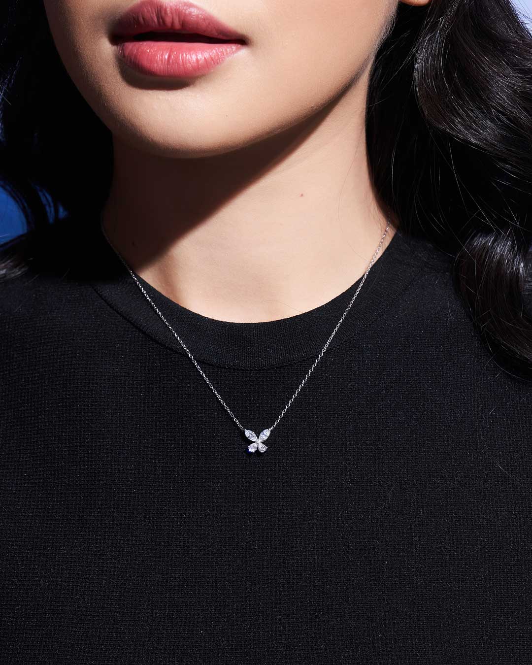 Edith Butterfly Necklace (Model) - Eclat by Oui