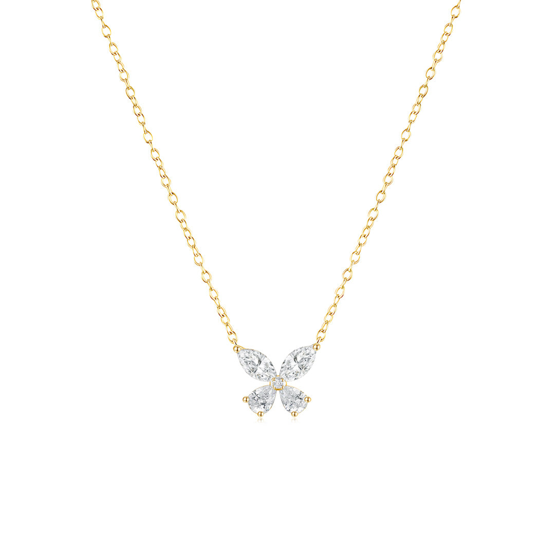 Edith Butterfly Necklace YG - Éclat by Oui