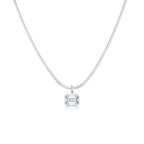 Ella Bezel Necklace WG (Oval) - Éclat by Oui