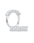 Emerald Half Eternity Ring - Eclat by Oui