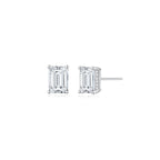 Emerald Solitaire Ear Studs - Eclat by Oui