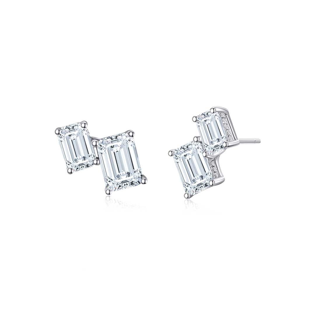 Emerald Step Ear Climbers - Eclat by Oui