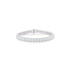 Emerald Tennis Bracelet White Gold - Eclat by Oui