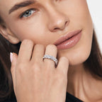 Emerald Half Eternity Ring (Model) - Éclat by Oui