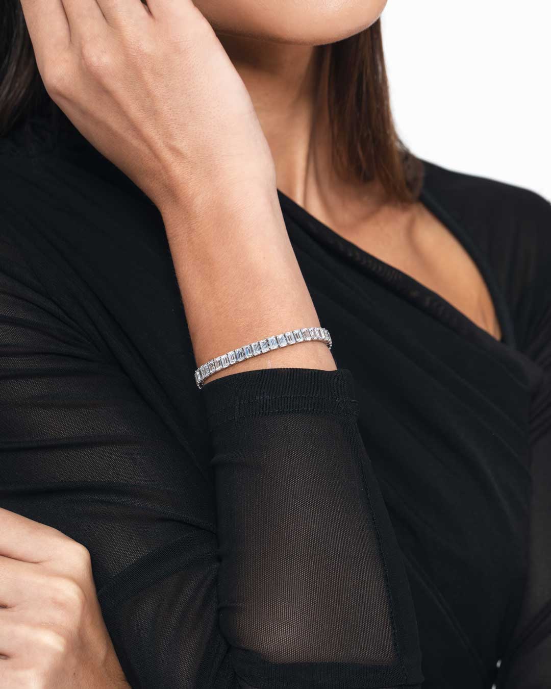 Emerald Tennis Bracelet (Model) - Eclat by Oui