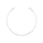 Encrusted Torque Moissanite Necklace WG - Éclat by Oui