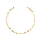 Encrusted Torque Moissanite Necklace YG - Éclat by Oui