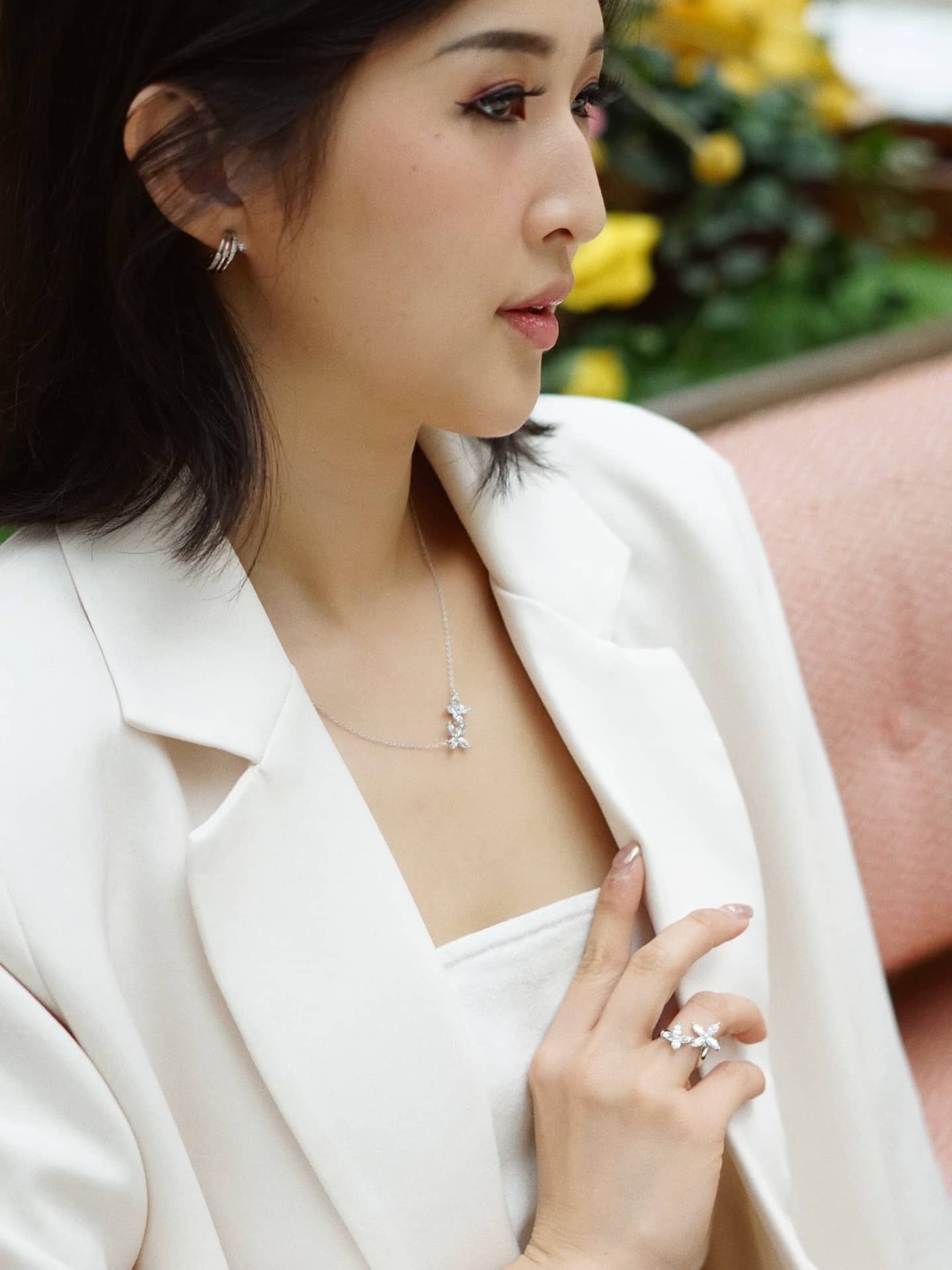 Double Cluster Marquise Ring - Evelyne Gabrielle (Also loved by)