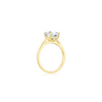Freya Asscher Solitaire Plain Ring (Sample)