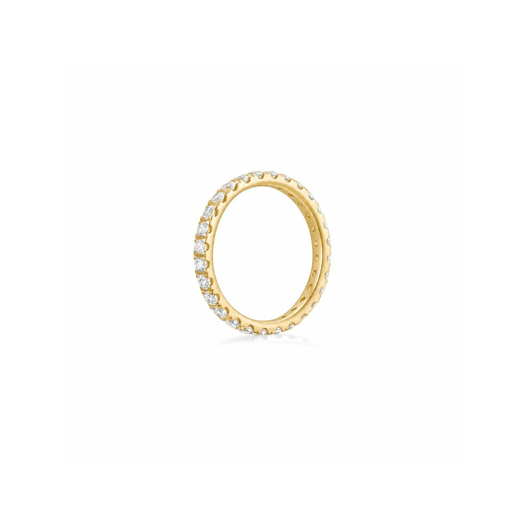 Giselle Full Eternity Ring YG (Side) - Éclat by Oui