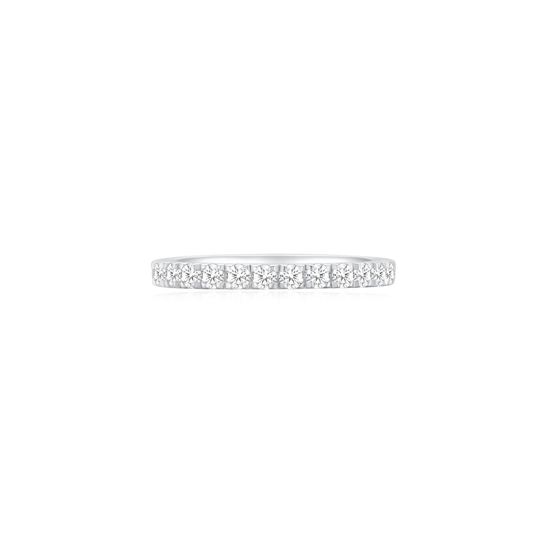 Giselle Half Eternity Ring WG (Front) - Éclat by Oui