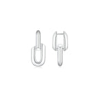 HeartWear Link Earrings WG (Front) - Eclat by Oui