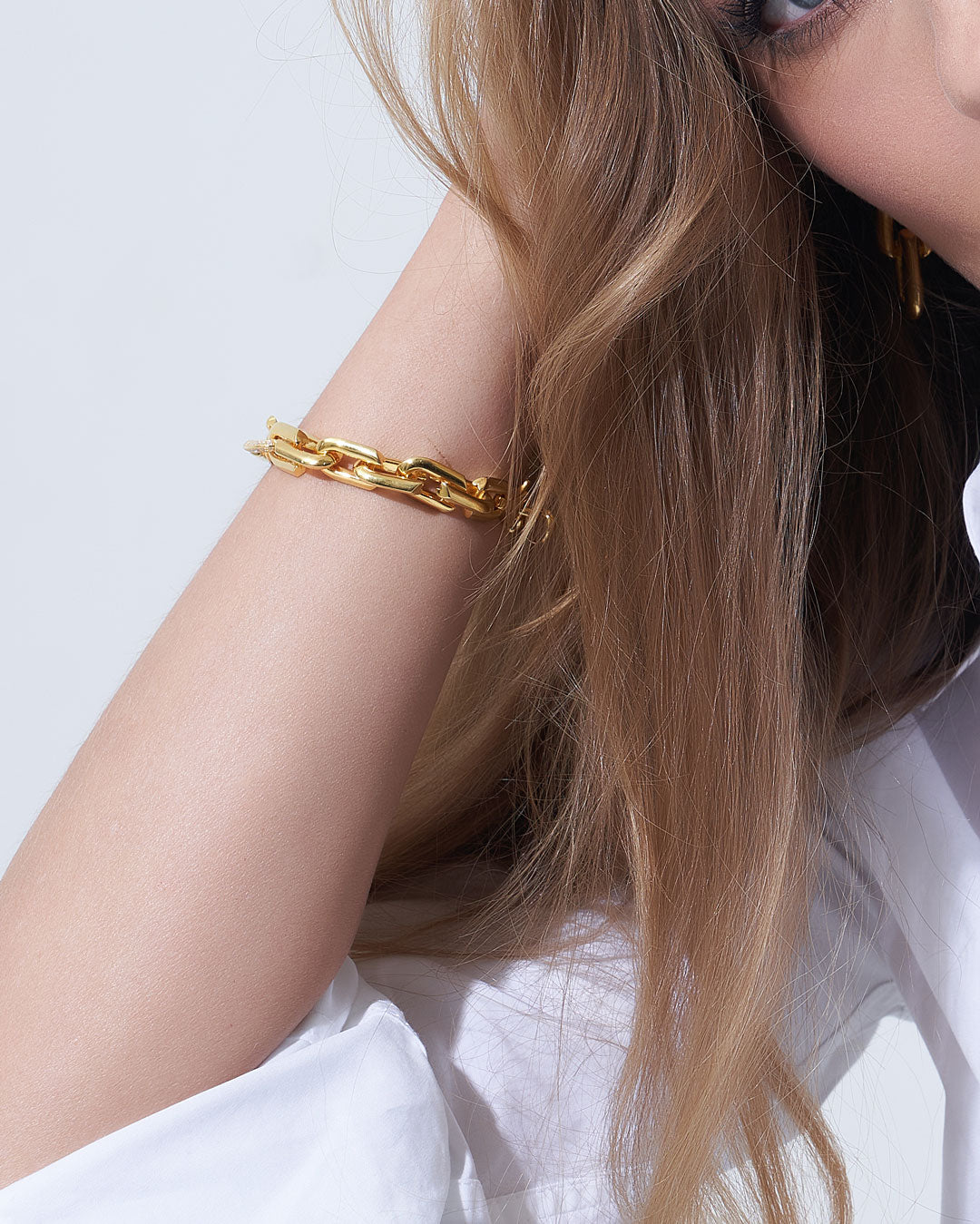 HeartWear® Link Bracelet YG (Model) - Eclat by Oui
