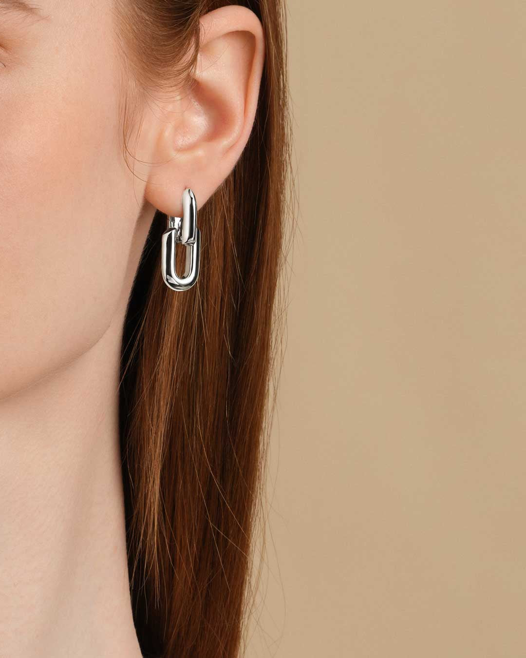 HeartWear® Link Earrings WG (Model) - Eclat by Oui