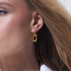HeartWear® Link Earrings YG (Model) - Eclat by Oui