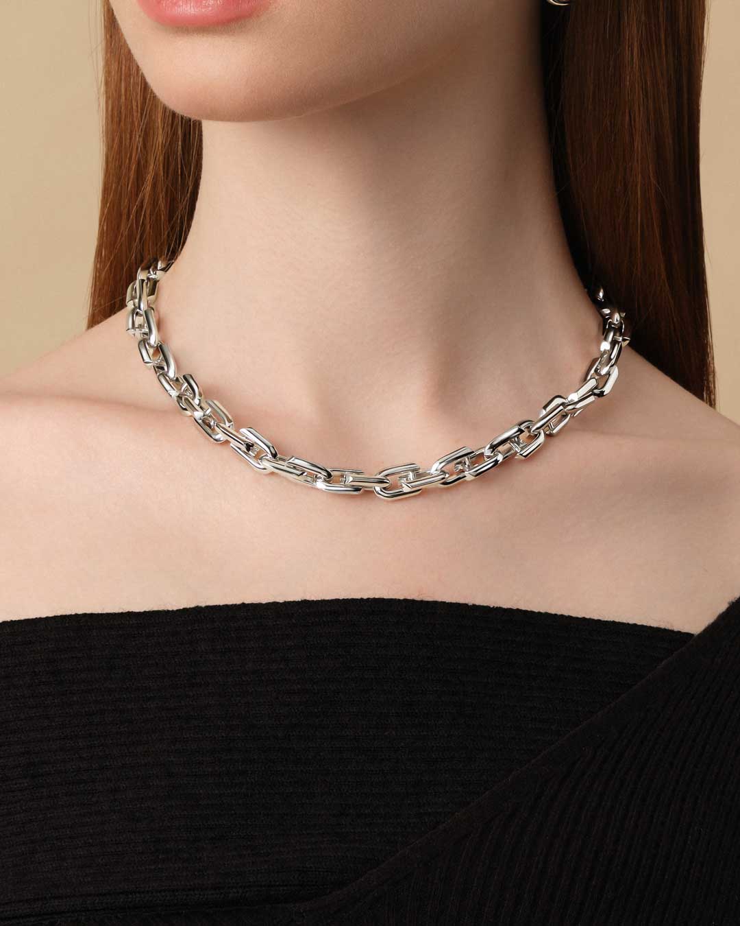 HeartWear® Link Necklace( WG) - Eclat by Oui