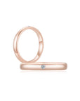 Infinite Men's Ring (Single Stone) RG (3mm) (Both) - Eclat by Oui