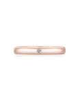 Infinite Men's Ring (Single Stone) RG (3mm) (Front) - Eclat by Oui