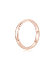 Infinite Men's Ring (Single Stone) RG (3mm) (Side) - Eclat by Oui
