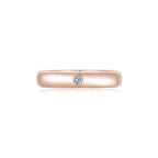 Infinite Men's Ring (Single Stone) RG (4mm) (Front) - Eclat by Oui