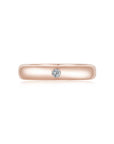 Infinite Men's Ring (Single Stone) RG (4mm) (Front) - Eclat by Oui