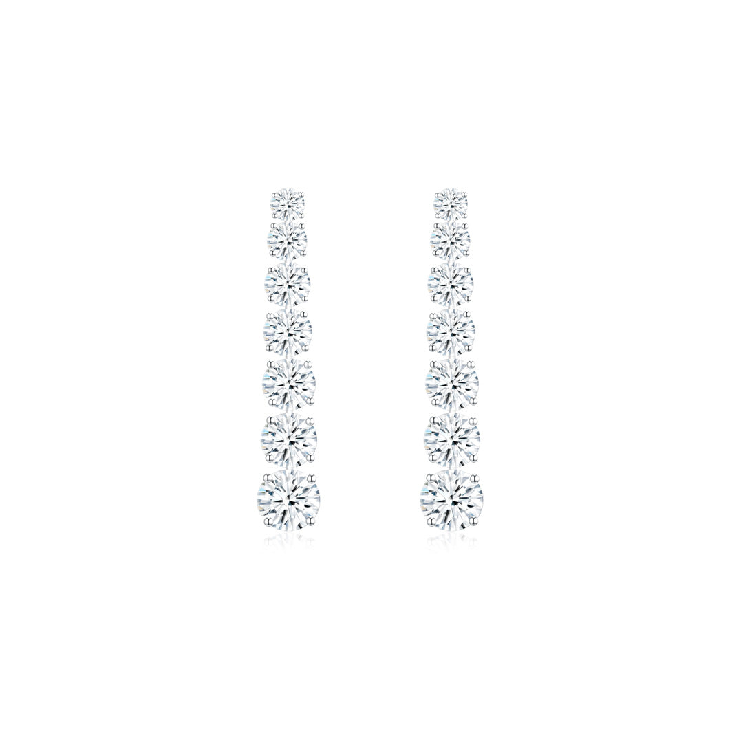 Isla Cascading Earrings WG - Éclat by Oui
