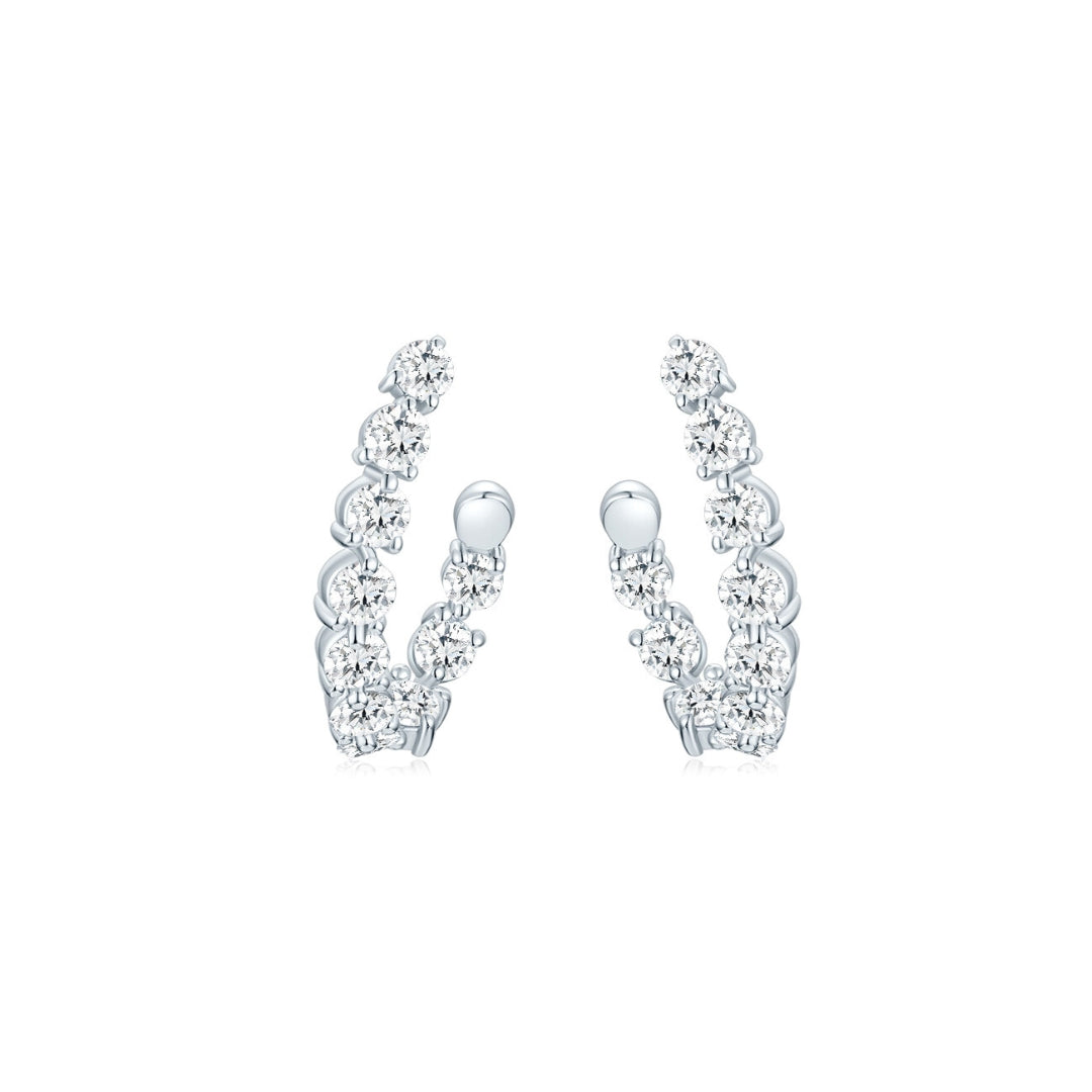 J Hoop Earrings - Eclat by Oui